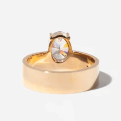 Large Vertical Oval Monolith Ring