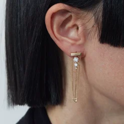 Levitate Diamond Trio Earrings