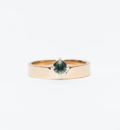 Limited Edition Round Gradient Sapphire Monolith Ring