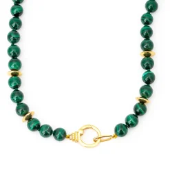 Malachite Beaded Necklace