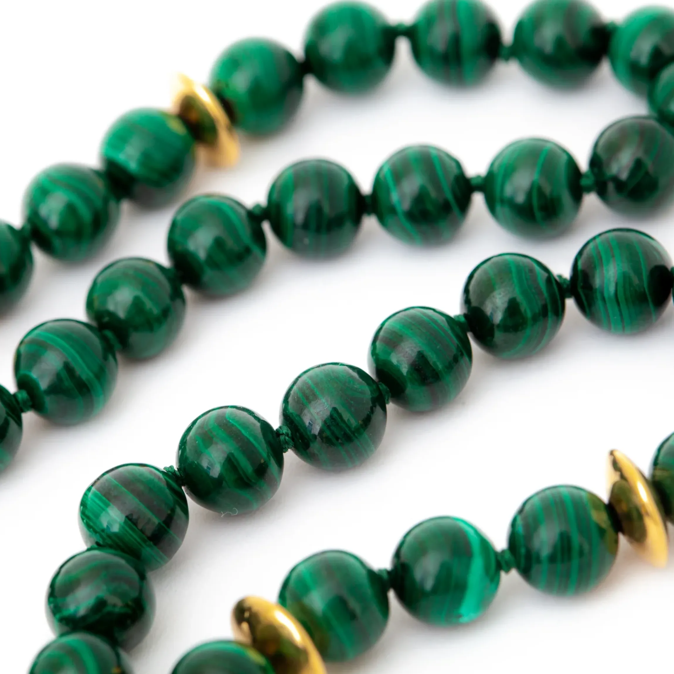 Malachite Beaded Necklace