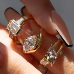 Marquise Diamond Piscine Ring