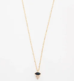 Marquise Sapphire Crown Necklace