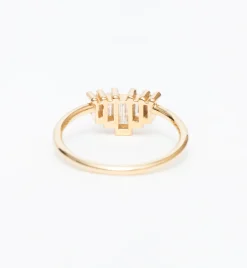Medium Five Baguette Diamond Ring