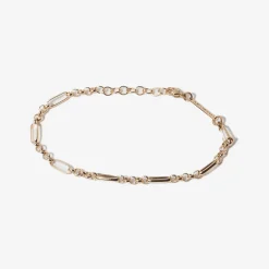 Medium Mixed Paperclip & Rolo Chain Bracelet