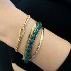 Medium Oval Snake Chain Bracelet