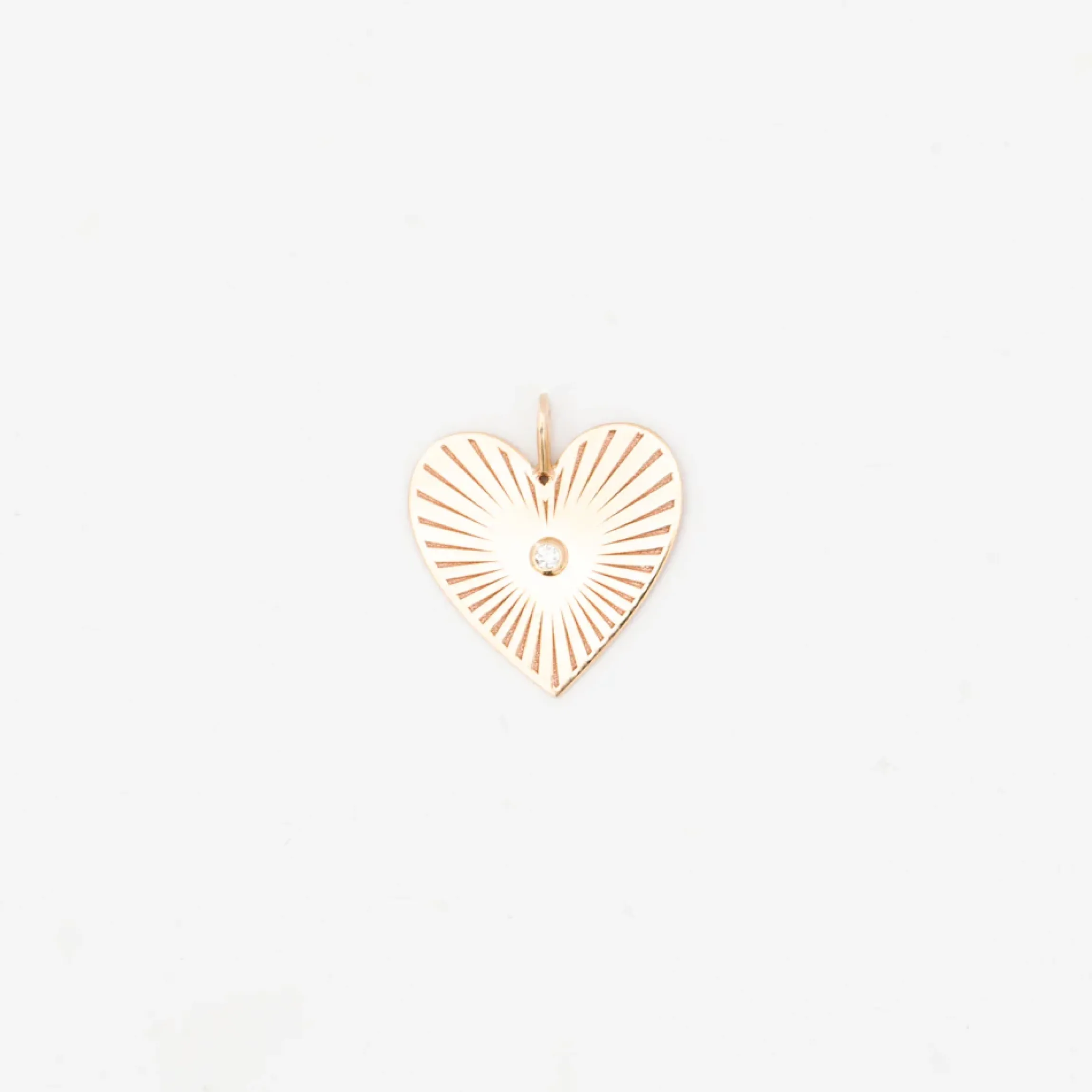 Medium Radiant Heart Charm
