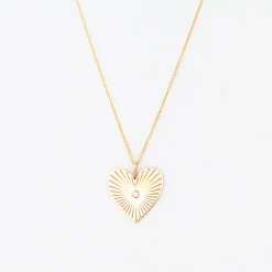 Medium Radiant Heart Charm