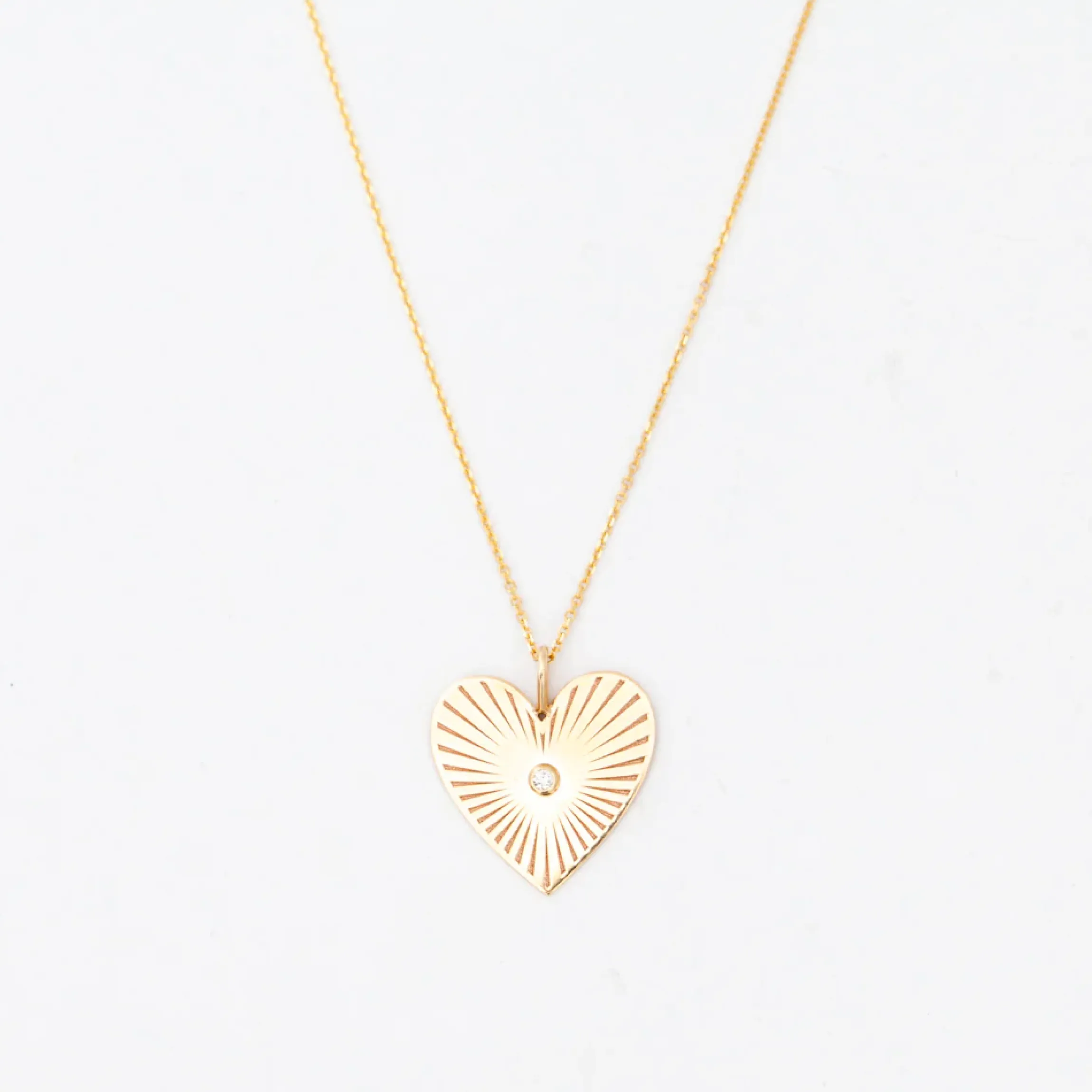 Medium Radiant Heart Charm