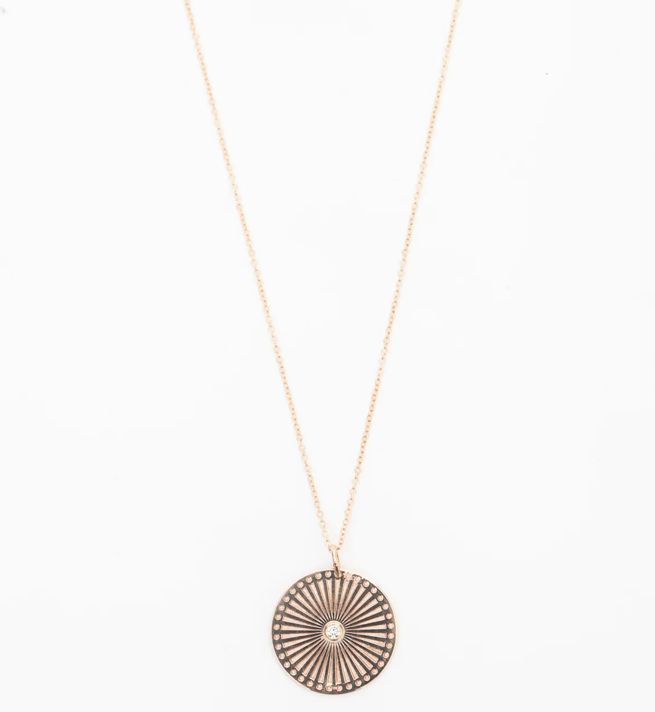 Medium Sunbeam Medallion Necklace