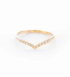 Mini Beak Diamond Ring
