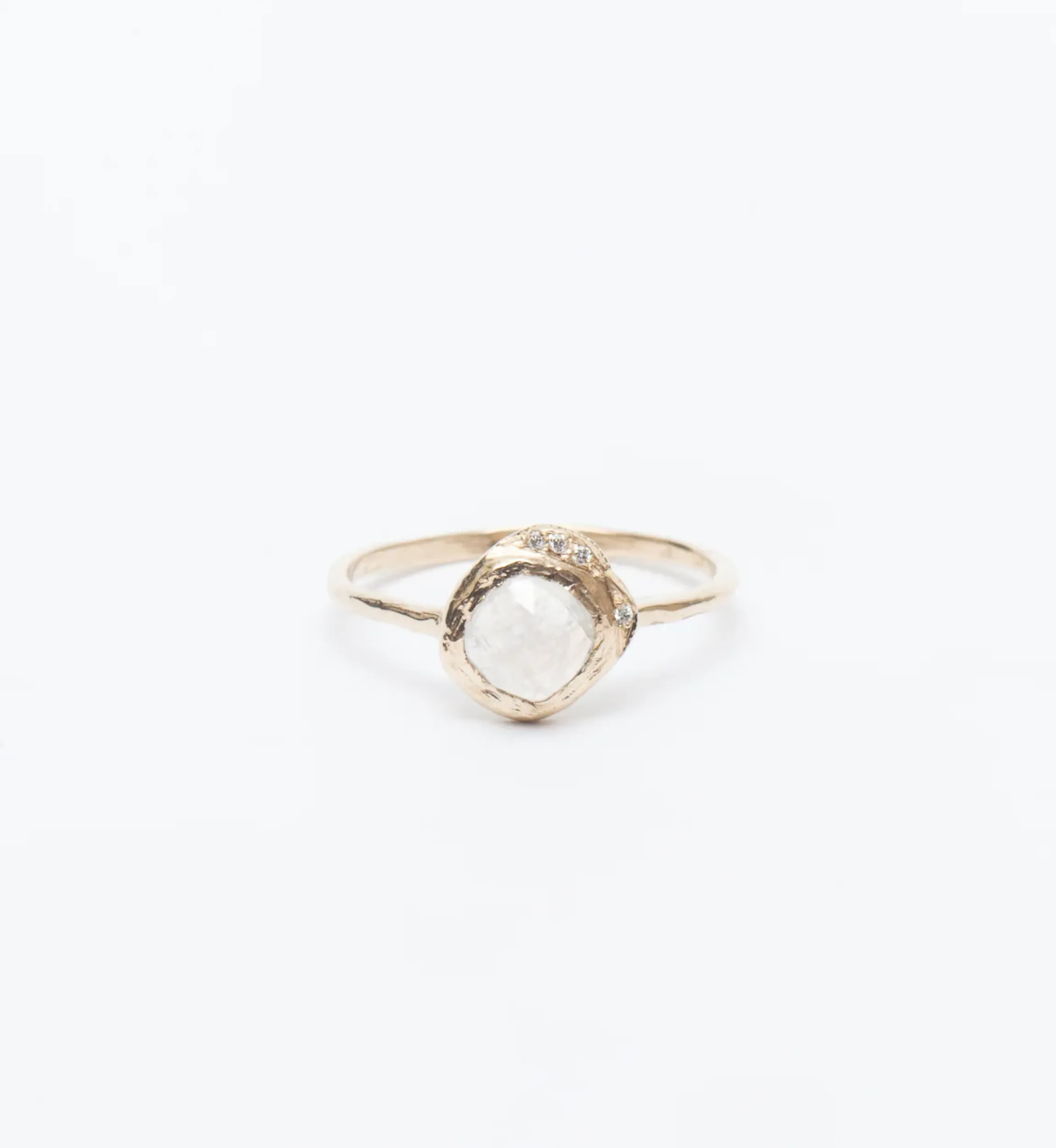 Mini Cove Moonstone Ring
