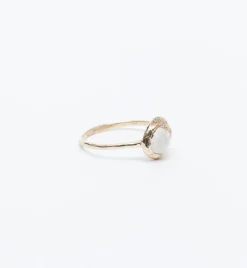 Mini Cove Moonstone Ring