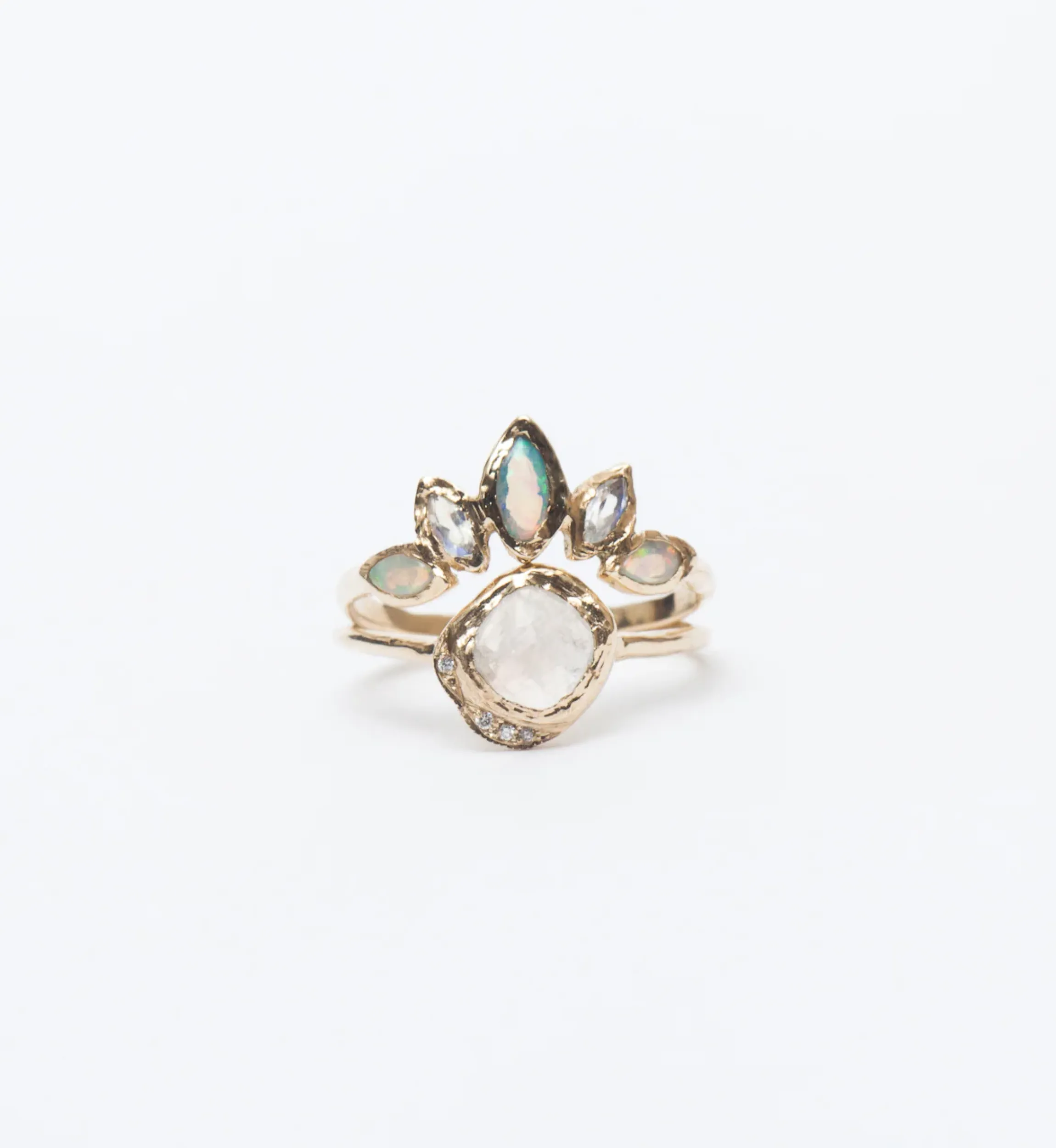 Mini Cove Moonstone Ring