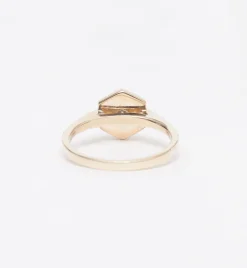 Mini Hex Engagement Ring