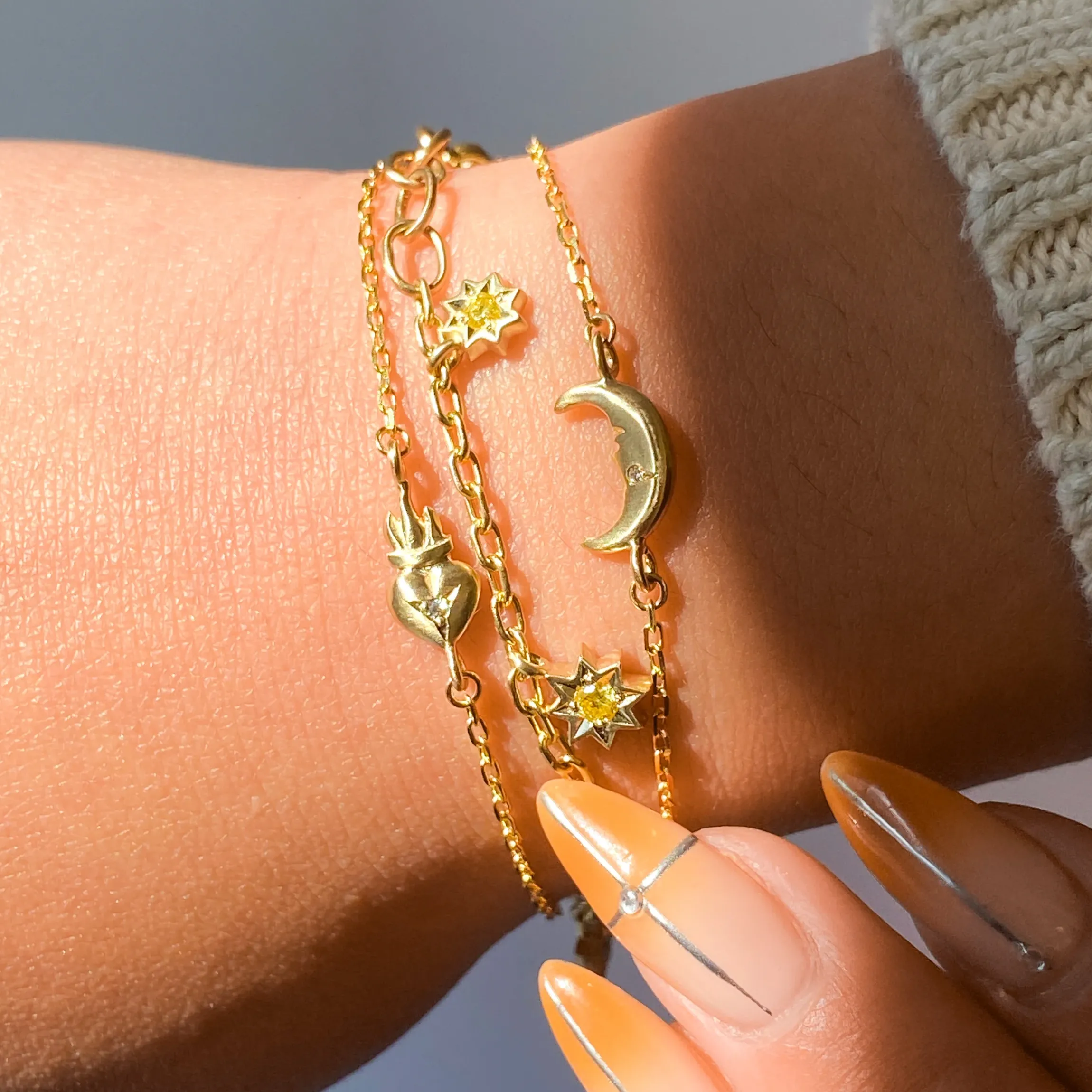 Moon Amulet Bracelet