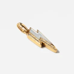 Mother-of-Pearl Mini Ziggy Bolt Pendant
