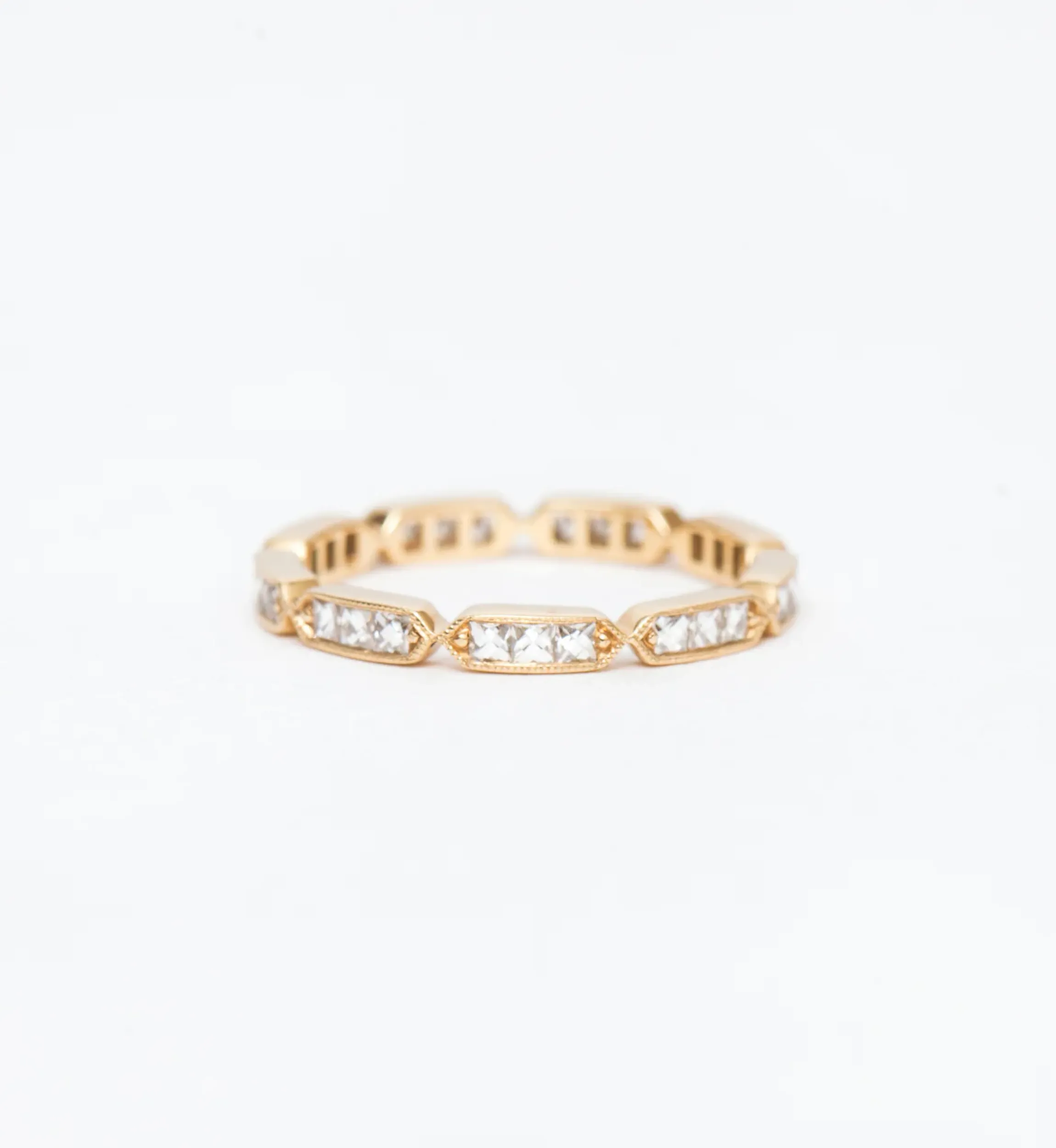 Olivia French-Cut Diamond Band