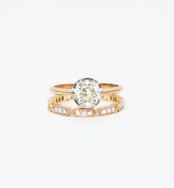 Olivia French-Cut Diamond Band