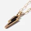 Onyx Mini Ziggy Bolt Pendant