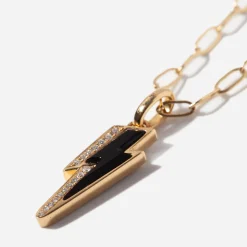 Onyx Mini Ziggy Bolt Pendant