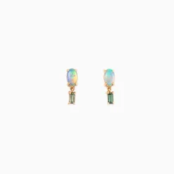 Opal and Tourmaline Stela Earring