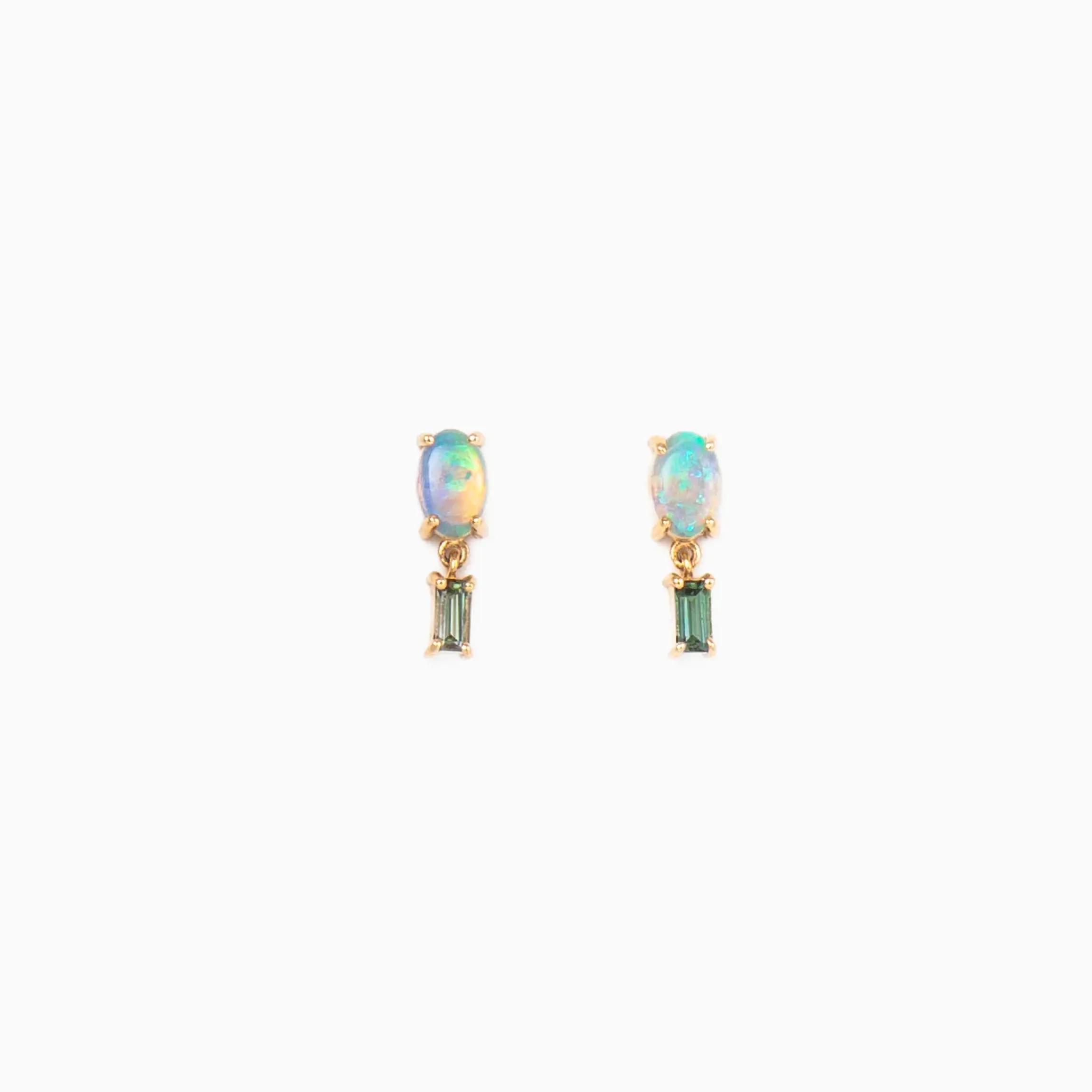 Opal and Tourmaline Stela Earring