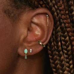 Opal and Tourmaline Stela Earring