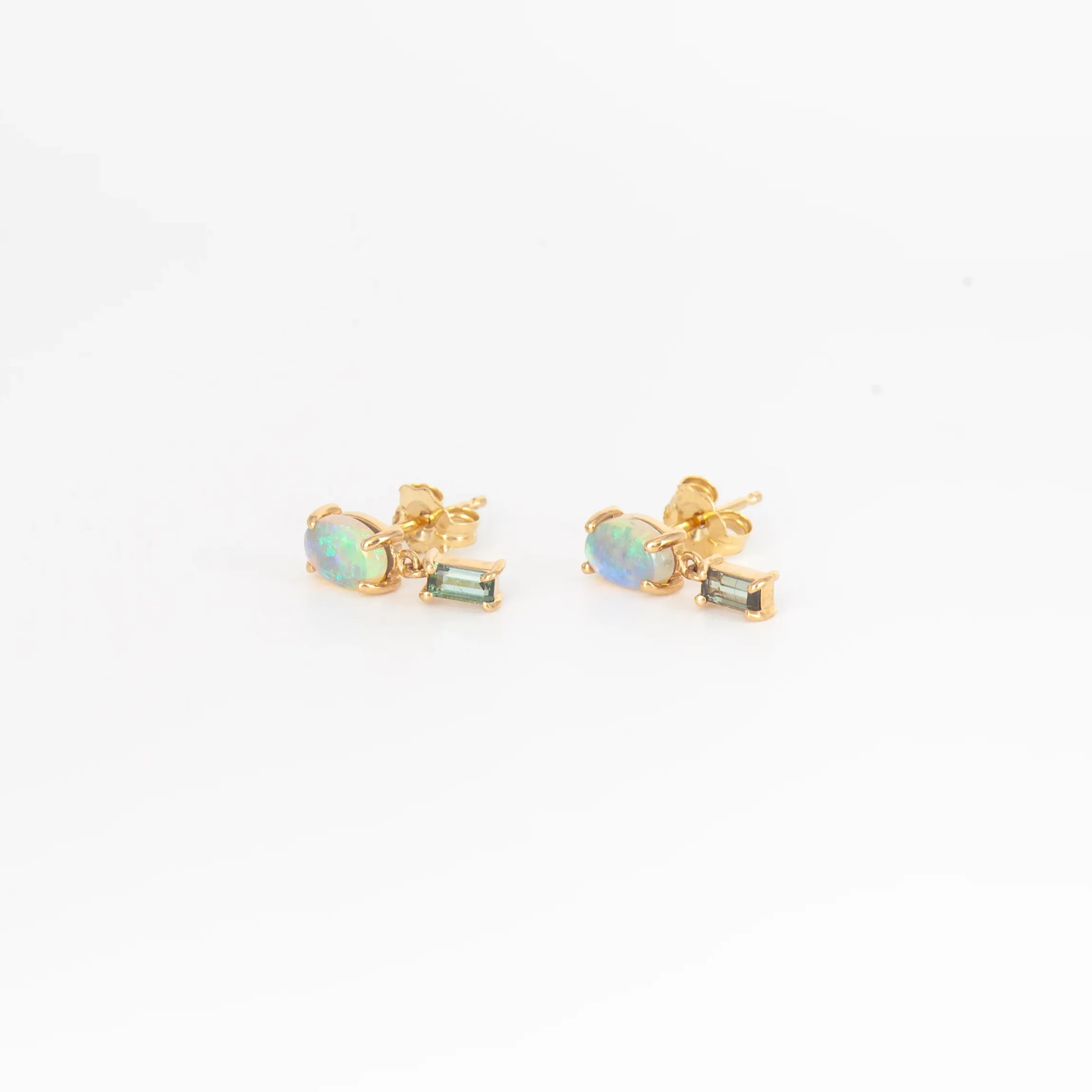 Opal and Tourmaline Stela Earring