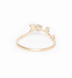 Organic Triangle Sapphire Ring