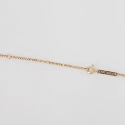 Paperclip Link Station with Diamond Necklace