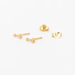 Pavé Arrow Studs