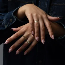 Pavé Diamond Octagon Ring