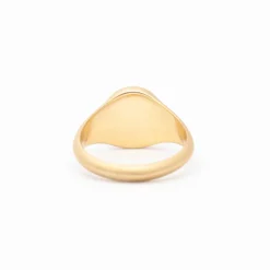 Pavé Oval Signet Ring
