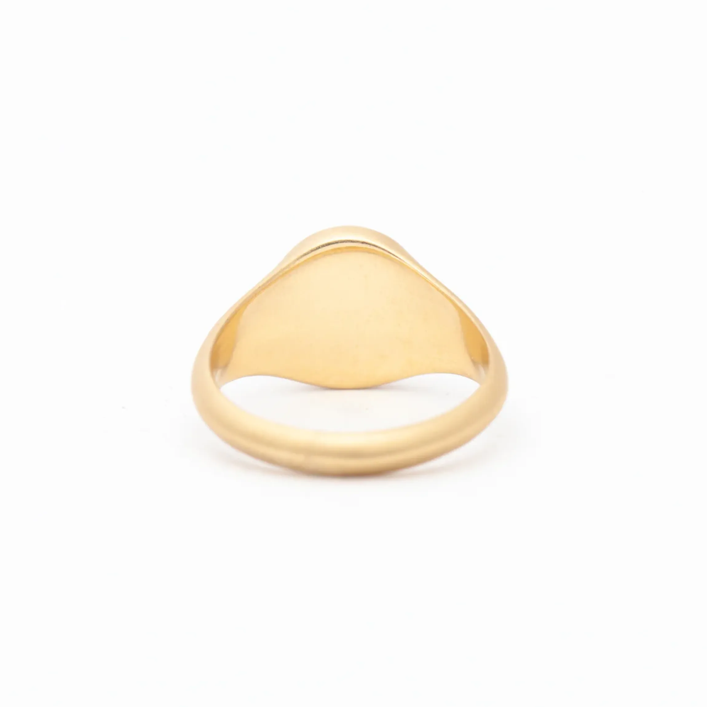 Pavé Oval Signet Ring