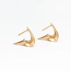 Pave Diamond Hoop Earrings