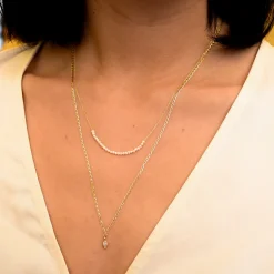 Pearl Arc Necklace