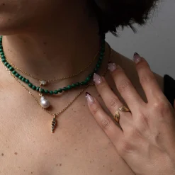 Pearl Drop Hinged Charm