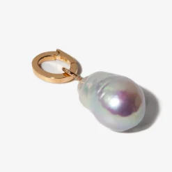 Pearl Drop Hinged Charm