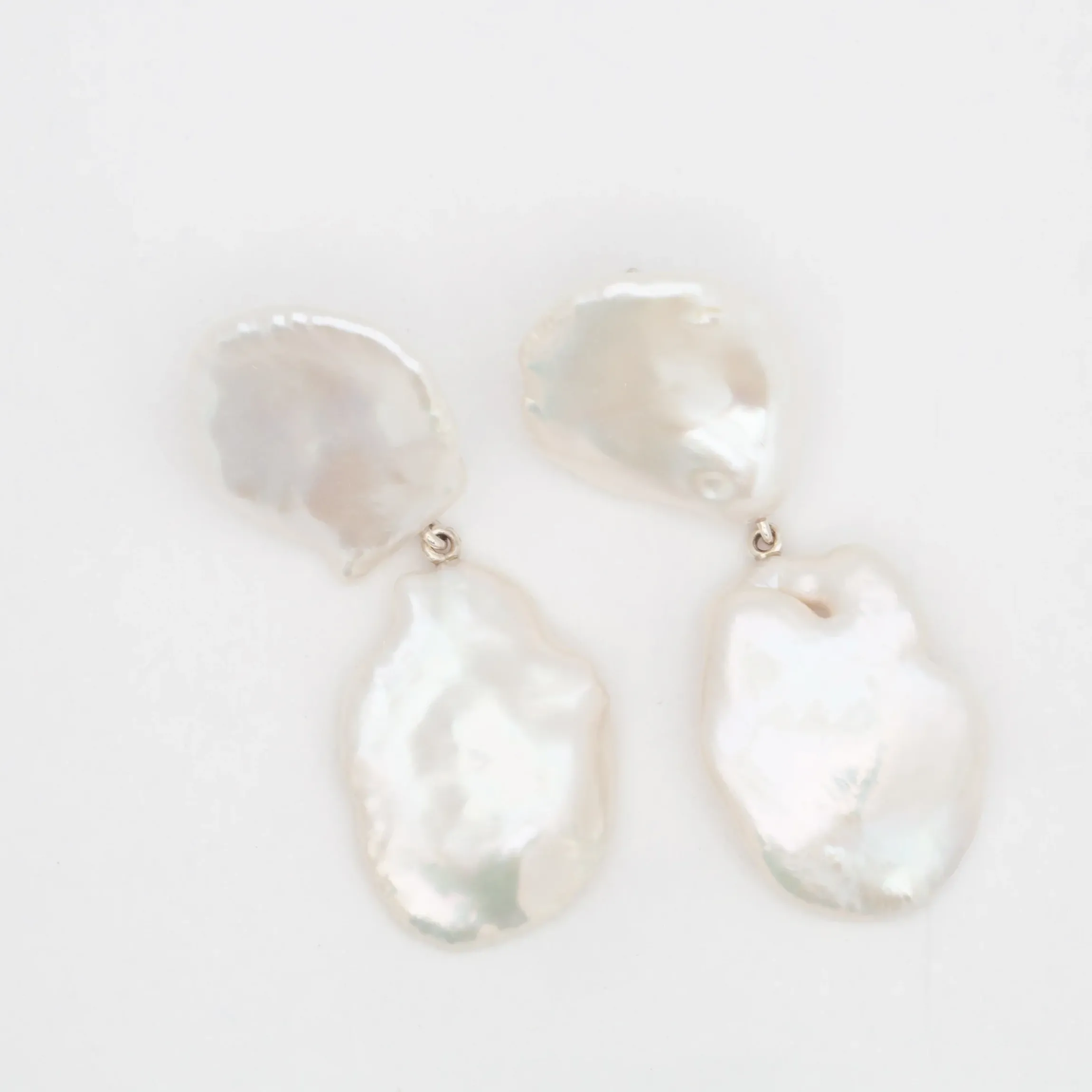 Petal Pearl Drop Earrings