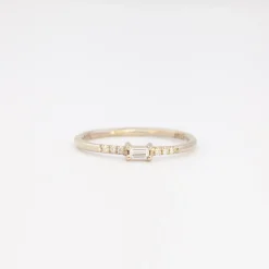 Petite Baguette Equilibrium Ring