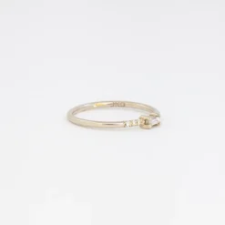 Petite Baguette Equilibrium Ring
