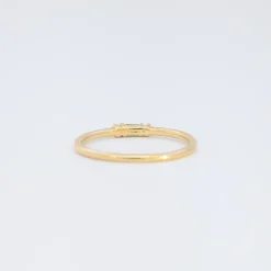 Petite Emerald Baguette Equilibrium Ring