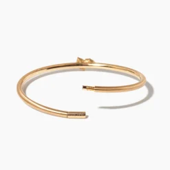 Poppy Two Stone Plié Bangle