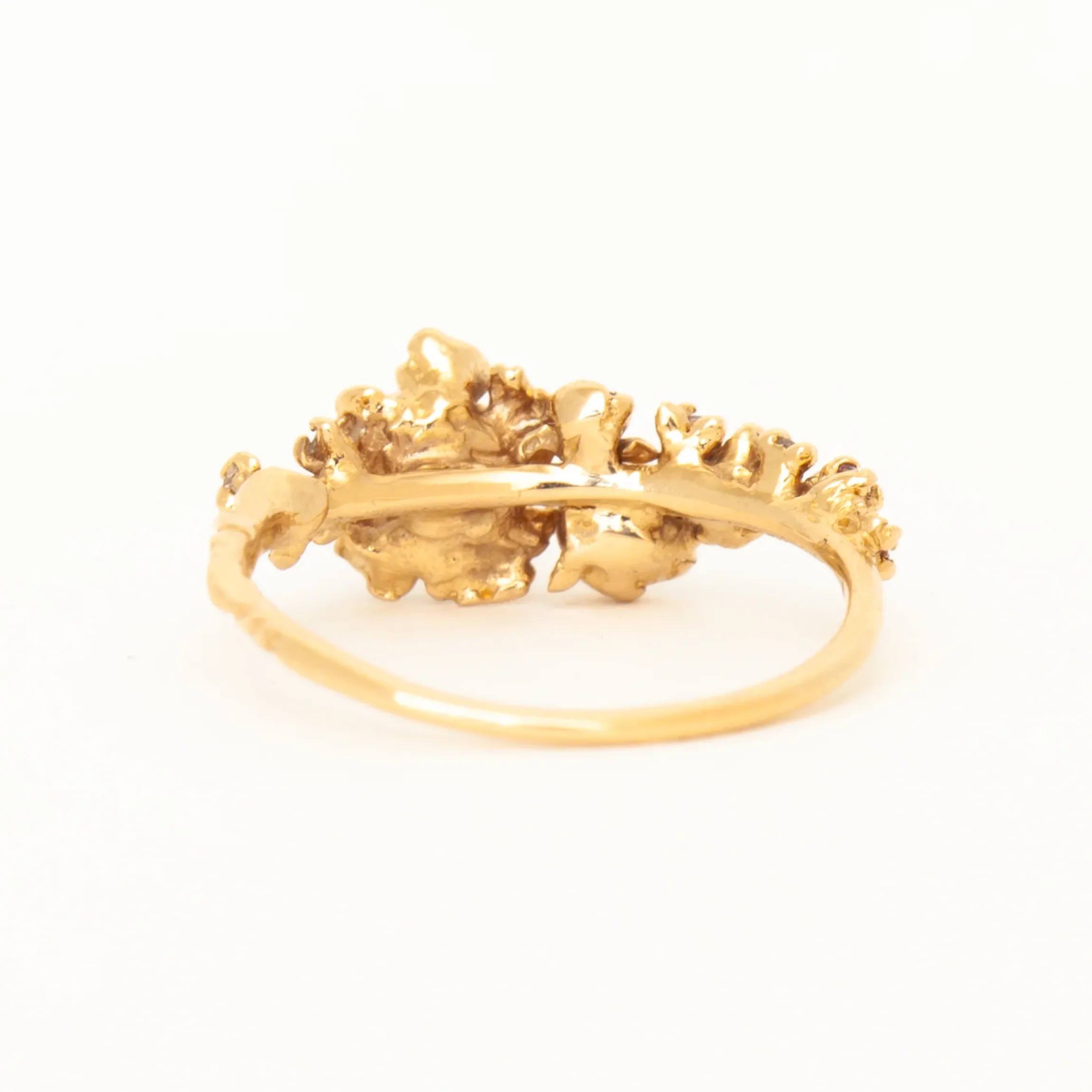 Purple Tanzanite Peonies & Pink Sapphire Lilacs on Sleeping Petal Gard