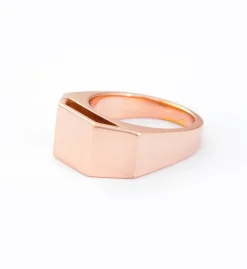 Rose Gold Cut Out Pedestal Ring