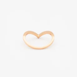 Rose Gold White Diamond Dusted Chrysalis Band