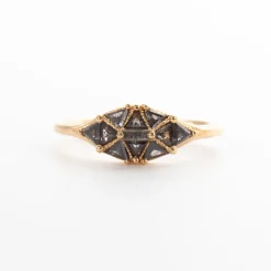 Salt & Pepper Diamond Dome Ring