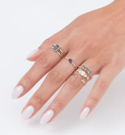 Sapphire Point Equilibrium Ring