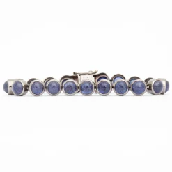 Sapphire Small Dot Tennis Bracelet